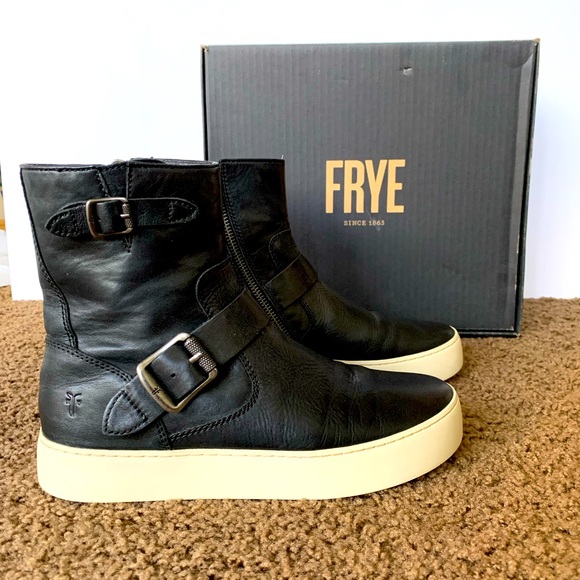 Frye Lena Engineer Boot Sneaker - Picture 1 of 9